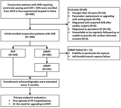 Clinical Outcomes in Patients With Left Bundle Branch Area Pacing vs. Right Ventricular Pacing for Atrioventricular Block